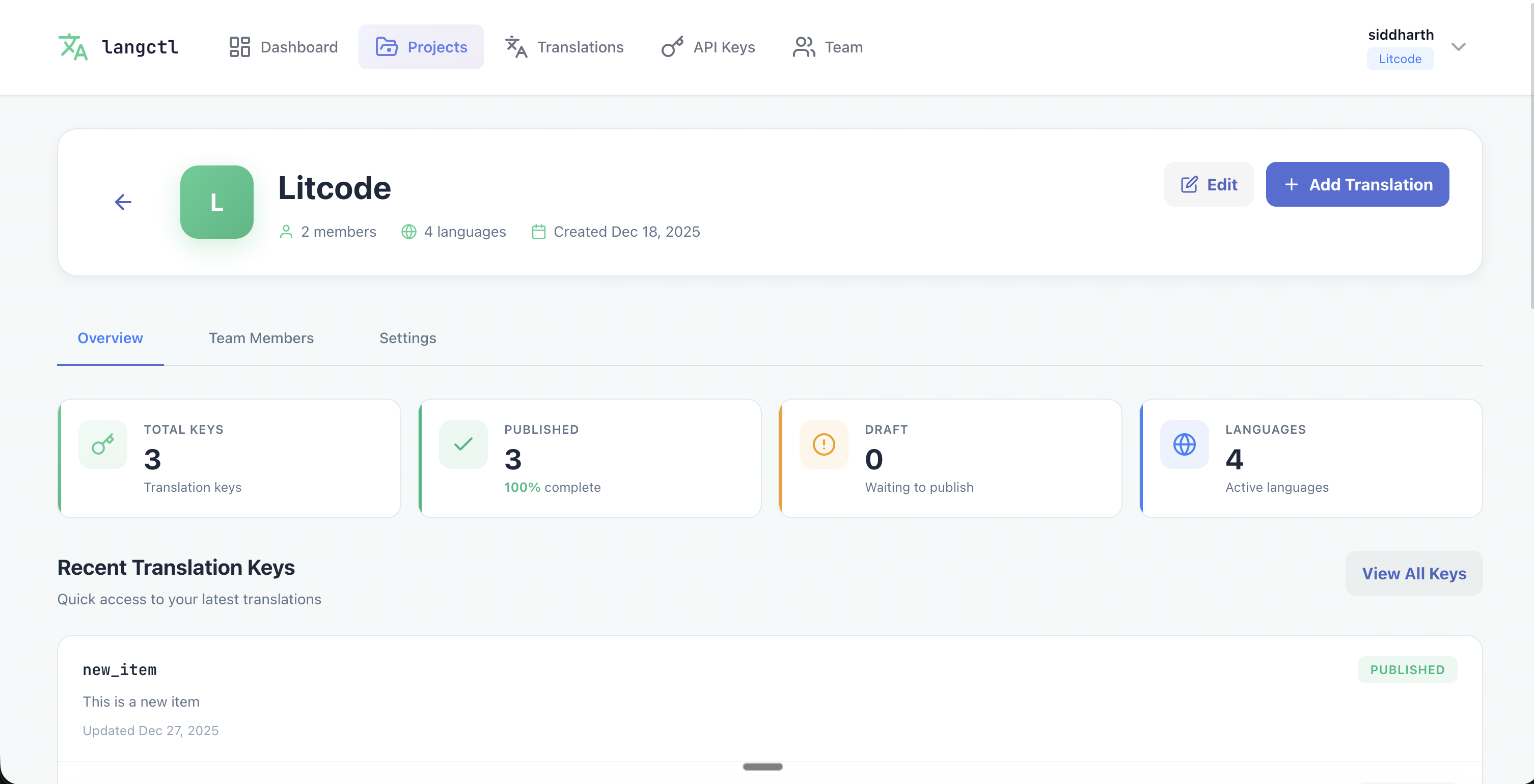LangCtl screenshot
